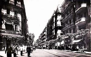 Alger - Rue d'Isly et Avenue Pasteur 1952